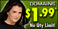 Register Domains at GoDaddy.com 120x60 